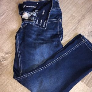 Vanity crop jeans size 28 waist